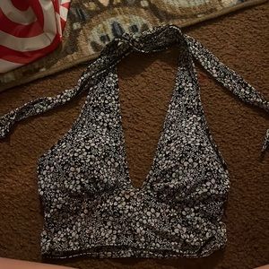 Gilly Hicks Floral Mesh Brallete/halter top